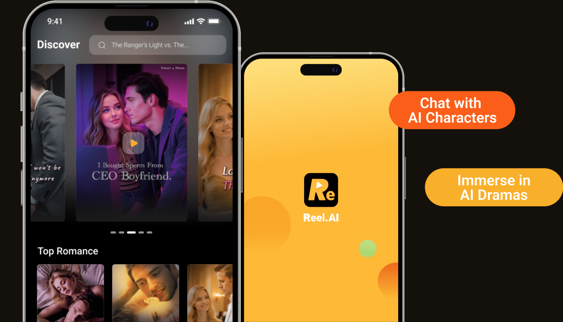 Reel.AI App — Chat with AI Characters, Immerse in AI Dramas